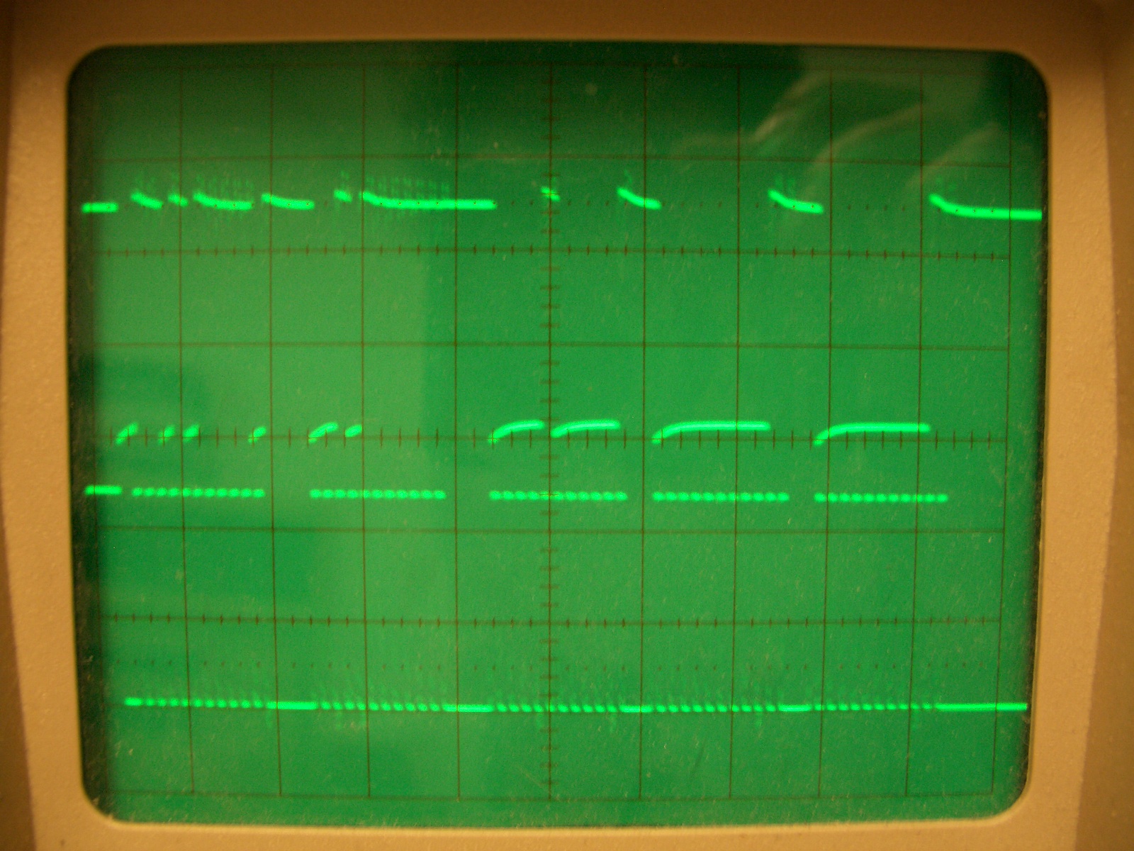 Oben: Data Unten:Clk